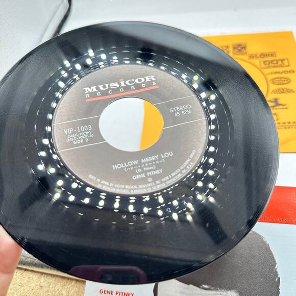 1970s Japanese 45 Vinyl Record Gene Pitney Who Shot Liberty Valance Hello Mary - Picture 6 of 8